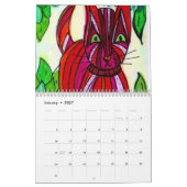 Le Calendrier des Chats Colorés (Jan 2027)