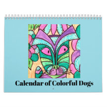 Le Calendrier des Chiens Colorés