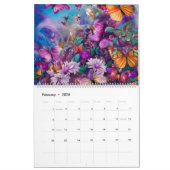 Le Calendrier Des Papillons Personnalise L'Année (Feb 2026)