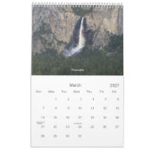 Le calendrier des parcs nationaux américains (Mar 2027)