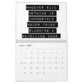 Le calendrier drôle à dire (Mar 2027)