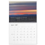 Le calendrier du ciel sur Terre avec des écritures (Mar 2027)