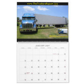 Le calendrier du rapport 2009 de camionneurs (Jan 2027)