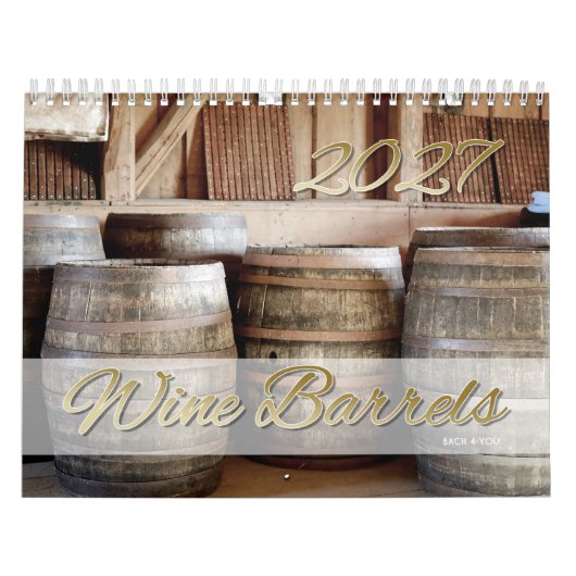 Le Calendrier du Vin - Fûts de Vin 2027 (Protection)