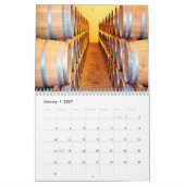 Le Calendrier du Vin - Fûts de Vin 2027 (Jan 2027)
