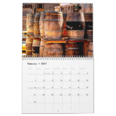 Le Calendrier du Vin - Fûts de Vin 2027 (Feb 2027)