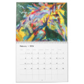 Le calendrier équin expressif d'art de 2019 (Feb 2026)