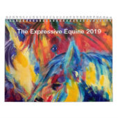 Le calendrier équin expressif d'art de 2019 (Protection)