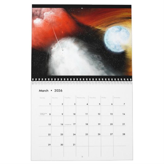 LE calendrier GALAXY (Mar 2026)
