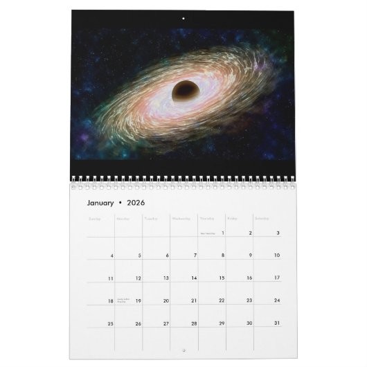 LE calendrier GALAXY (Jan 2026)