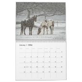 Le calendrier Horse Remarquable avec Citations de  (Jan 2026)