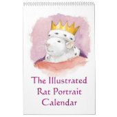 Le calendrier illustré de portrait de rat (Protection)