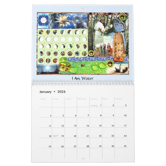 Le calendrier lunaire de MoonTimer 2017 (Jan 2026)