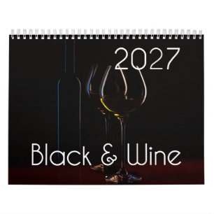 Le calendrier mural vin - Noir & Vin