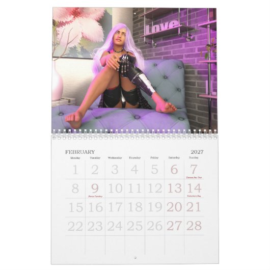 Le calendrier mythographique 2021 (Feb 2027)