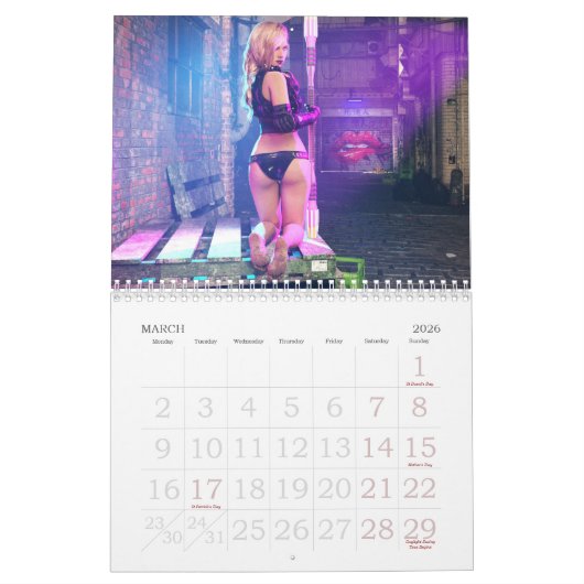 Le calendrier mythographique 2021 (Mar 2026)