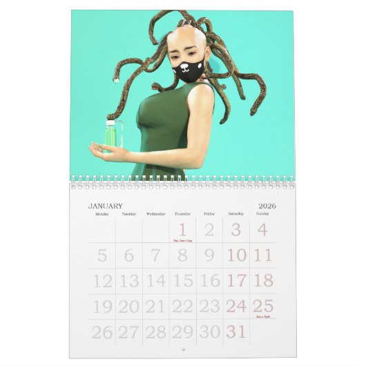 Le calendrier mythographique 2021 (Jan 2026)