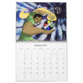 Le calendrier original du Gamerz 2018 (Jan 2027)