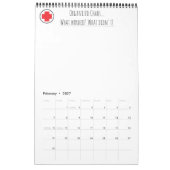 Le calendrier parfait des infirmières de l'école ! (Feb 2027)