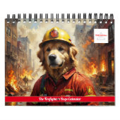 Le calendrier personnalisé des chiens pompiers 202 (Protection)