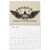 Le calendrier souvenir des États (Mar 2027)