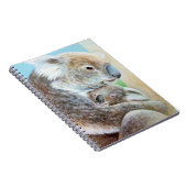 "Le câlin de koala" cahier d'art portrait (Côté Droit)