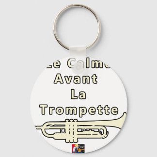 Le Calme avant la Trompette - Jeux de Mots Sleutelhanger