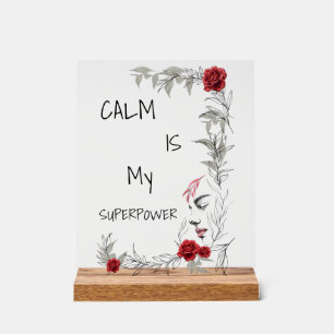 Le calme est mon super-pouvoir Confiance en soi