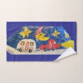 Le Camion, La Remorque Et La Lune 😴 Dormir 🌙 (Serviette à main)