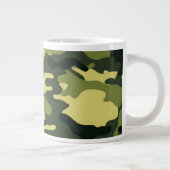 Le camouflage vert Jumbo Mug (Droite)