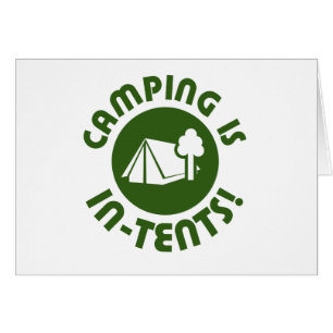 Le camping est dans des tentes