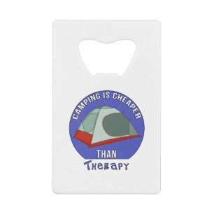 Le camping est moins cher que la thérapie