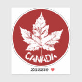 Le Canada affiche des autocollants Vintages canadi (Feuille)