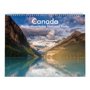 Le Canada - calendrier de parcs nationaux de