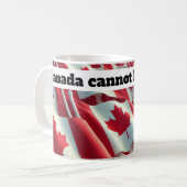 Le Canada ne peut pas être acheté Mug (Devant gauche)