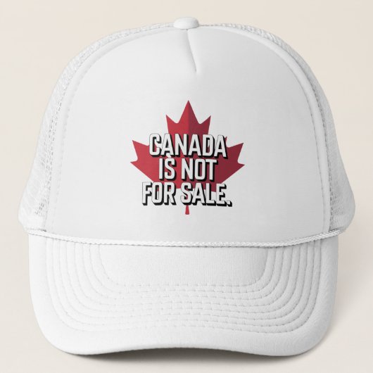 Le Canada n'est pas à vendre Casquette (Devant)