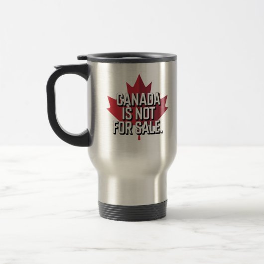 Le Canada n'est pas à vendre Mug (Gauche)