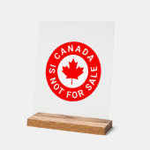 Le Canada n'est pas à vendre typographie feuille d (Angle)