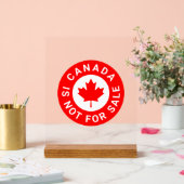 Le Canada n'est pas à vendre typographie feuille d (Mariage)
