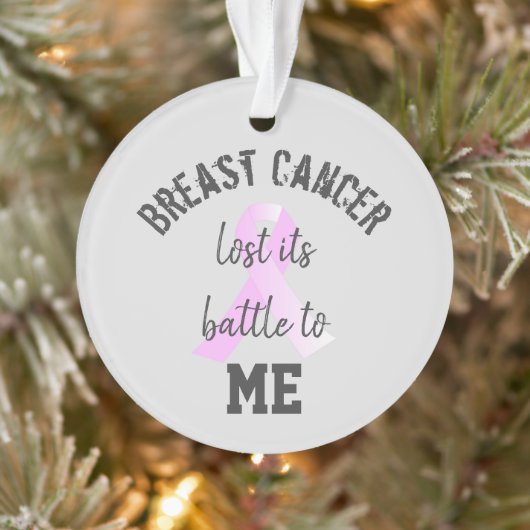 Le cancer du sein a perdu sa bataille pour MOI | S (Arbre)