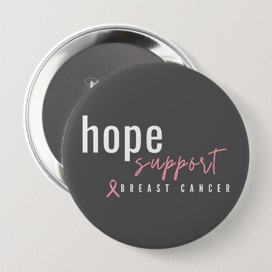 le cancer du sein. Badges (Devant & derrière)