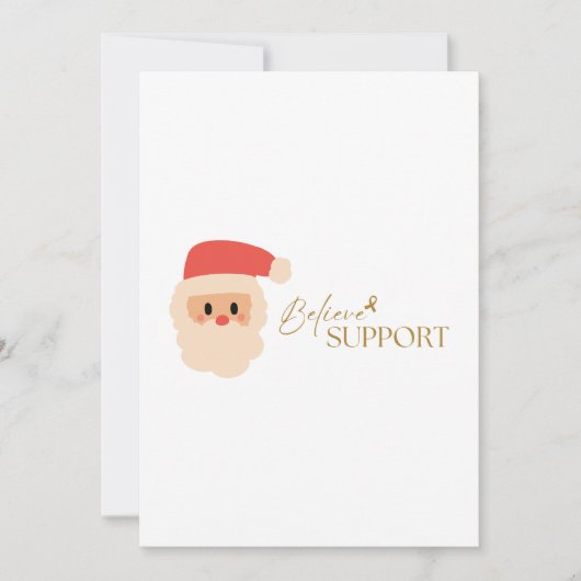 le cancer. Invitation Noël (Devant)