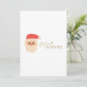 le cancer. Invitation Noël (Debout devant)