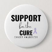 le cancer. le soutien pour le traitement. Badge (Devant)