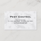 Le cancrelat de carte de visite de lutte contre (Dos)