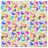 Le caoutchouc coloré penche le tissu (Échantillon)