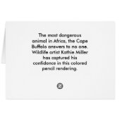 Le Cap Buffalo (Dos Horizontal)