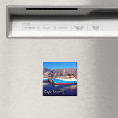 Le Cap Table Mountain Marina Collage Aimant (In Situ (Lave-vaisselle))