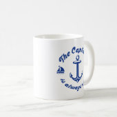 Le Capitaine A Toujours Raison De Café Mug (Devant droit)