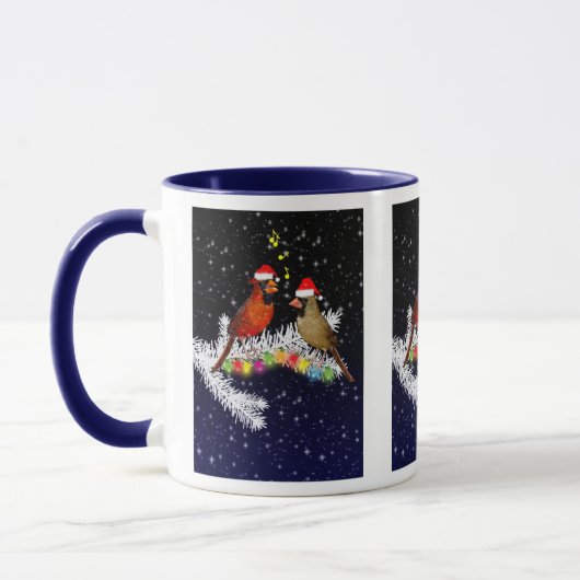 Le cardinal Christmas Mug (Gauche)
